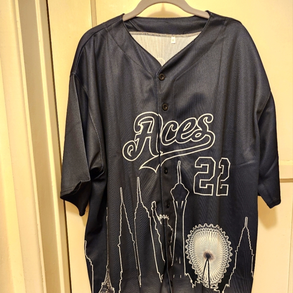 Men's jersey #22 A'ja Wilson, Las Vegas Aces.
